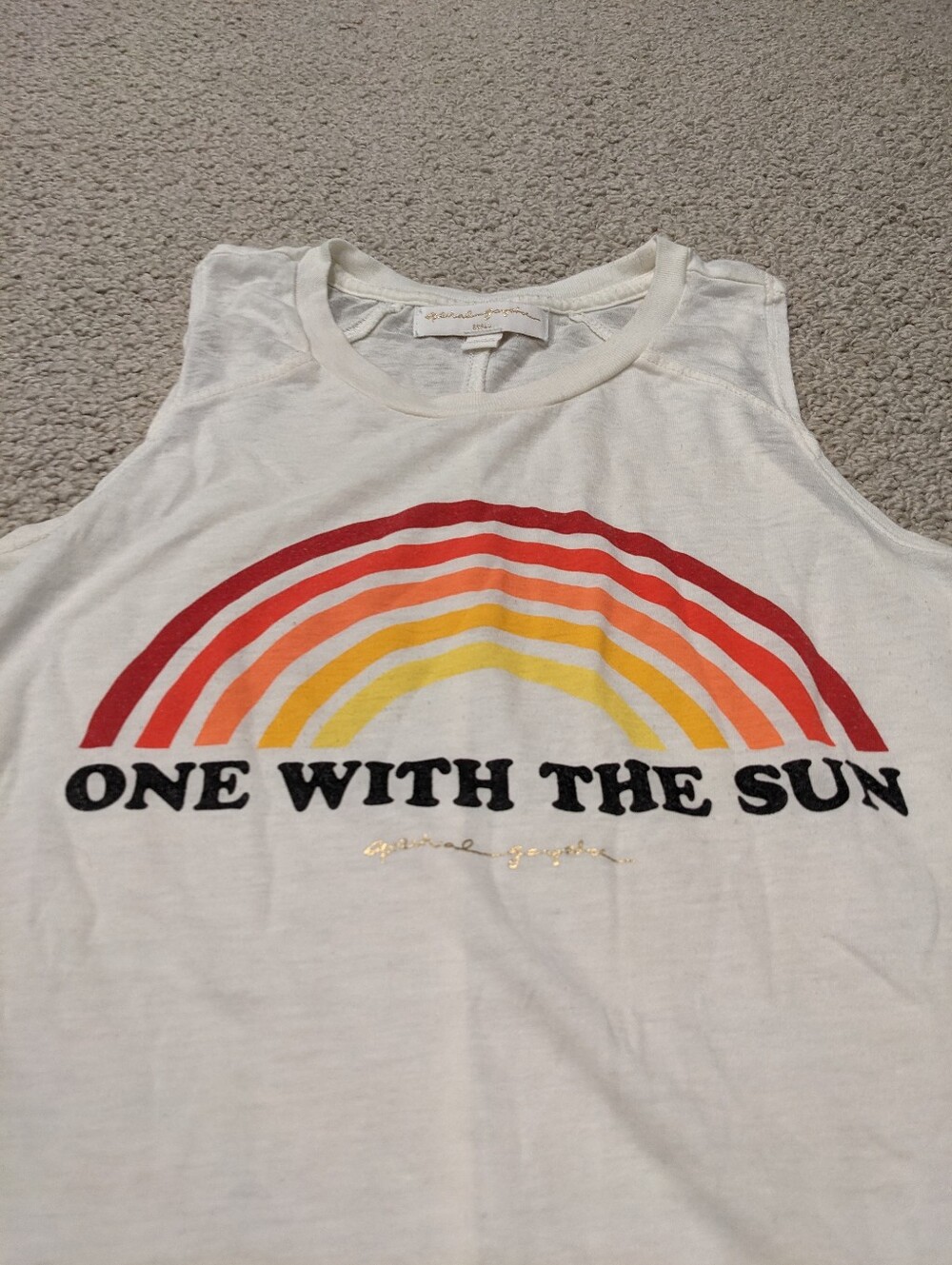 Spiritual Gangster One With The Sun Tank - Picture 3 of 4
